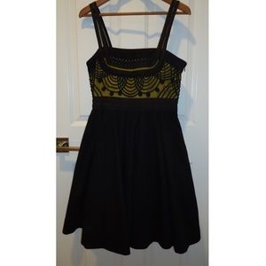 Anthropologie Floreat Cloaked Vista Dress Size 8